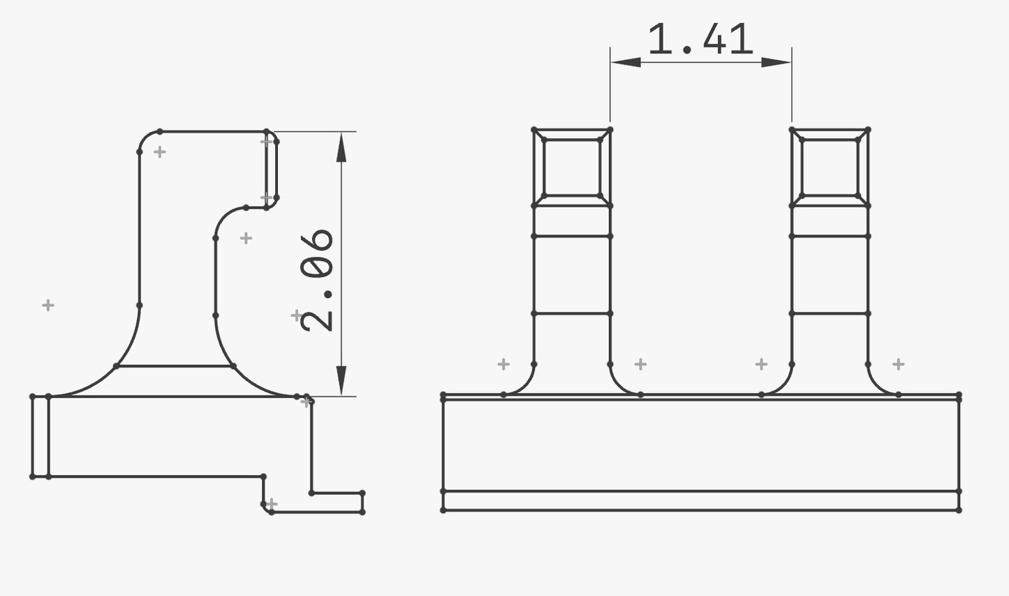 Tatanka Clip-N-Hold Short Double Attachment